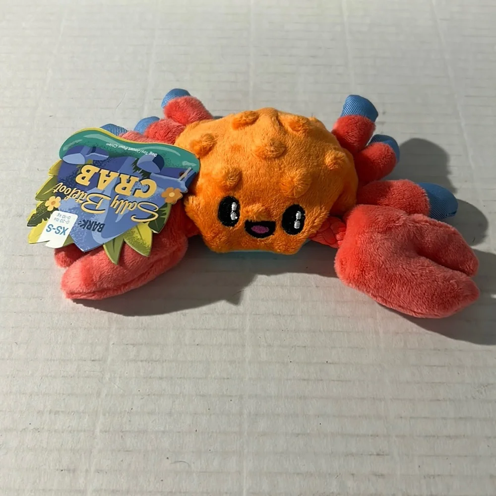 Bark Sally Bitefoot Crab Dog Toy XS-S